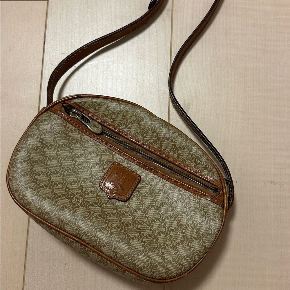 Celine Triomphe Monogram Crossbody Bag